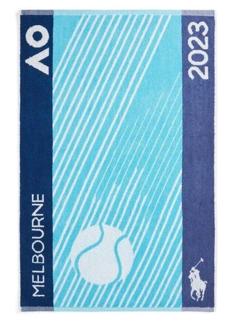 POLO Ralph Lauren 2023 Australian Open AO Tennis On Court Players Towel BLUE NWT Cover