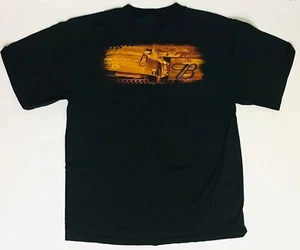 Vintage Dale Earnhardt Jr NASCAR T Shirt Budweiser Black 8 Chase Authentics L - Picture 1 of 9