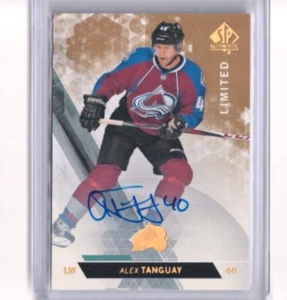 2013-14 SP Authentic Limited AUTO 53 Alex Tanguay Colorado Avalanche - Picture 1 of 2