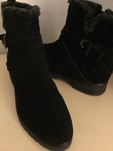 Marc Fisher women black suede boots US 9 Euro 40 UK 7 medium - Picture 1 of 18