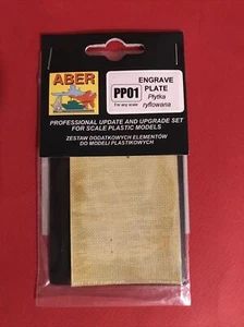 Aber PP01 Gravurplatte (88 x 57 mm) - Muster 01 - Bild 1 von 2