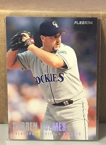 1996 FLEER TIFFANY #364 DARREN HOLMES COLORADO ROCKIES - Picture 1 of 1