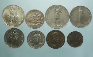 PIO XI SERIE ANNUALE SENZA ORO A.VIII 1929 ROMA MONETE DA COLLEZIONE QFDC/FDC - Foto 1 di 2