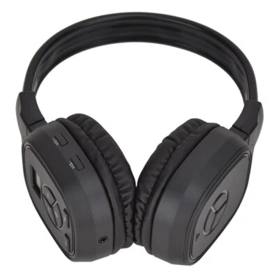 Auriculares inalámbricos portátiles de radio FM auriculares estéreo plegables receptores sobre la oreja Foto 1 de 4