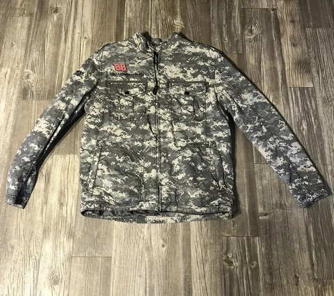 Digital Camo Jacket Dale Earnhardt Jr #88 NASCAR National Guard Small Chase Cover