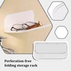 1x Folding Wall Mounted Shelf Saving Space Foldable Punch-Free StorageRack Z1A5