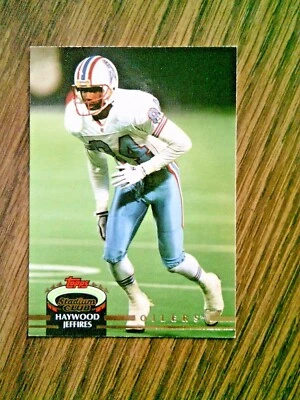 1992 Topps Stadium Club Haywood Jeffires #373 - Image 1 of 2