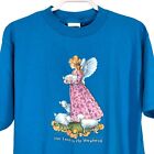 Vintage The Lord Is My Shepherd Tee Shirt Womens Large Religious Christian Angel