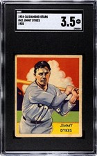 SGC 3.5 1934-36 Diamond Stars #42 Jimmy Dykes 1935 Chicago White Sox No Reserve