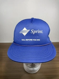 Vintage Sprint Telephone Hat Cap Snapback Trucker  - Picture 1 of 7
