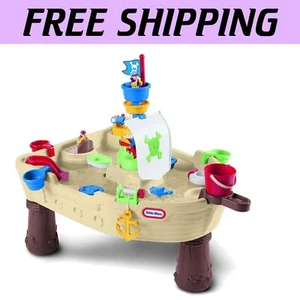 Outdoor Anchors Away Pirate Ship Water Table for 3 Players – No Batteries Needed - Picture 1 of 11