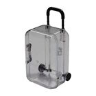 Simple Suitcase Transparent Jewelry Storage Box Cute Earrings Hair Clip Organize