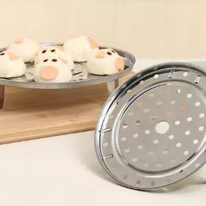 Cestello Vaporiera Antiaderente per Alimenti in Acciaio Inox per Casa Uovo al Vapore Ra ZW - Foto 1 di 14