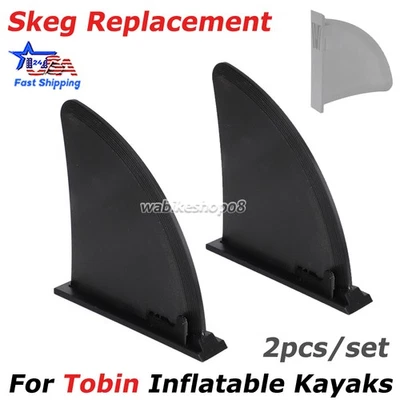2pcs 3D Printed Skeg Replacement For Tobin Inflatable Kayaks Durable Support Fin