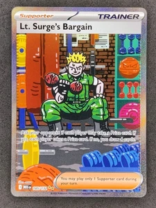 LT. SURGE'S GANGA #185/132 SIR - Pokémon Mega Evolution: Set Base - Imagen 1 de 2