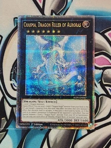 ALIN-DE047 Chasma, Drachenherrscher der Auroren Quarter Century Secret Rare YuGiOh  - Bild 1 von 2