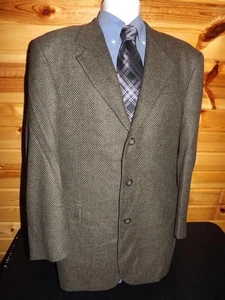 Mickey Spatz Italy Ermenegildo Zegna Cloth 40R Brown Cashmere Blend Sport Coat - Picture 1 of 7
