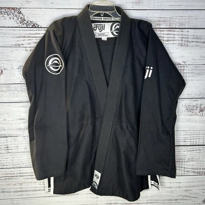 Fuji Kimono Jiu-Jitsu Full Gi & Gear BJJ MMA Gi Top Jacket Black Men’s Size A3 - Image 1 of 4