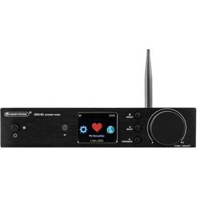 OMNITRONIC DRS-95 Internetradio mit DAB+ und Bluetooth | Neu - Bild 1 von 4