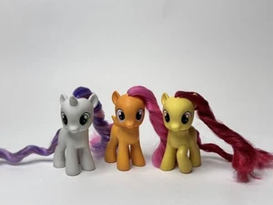 My Little Pony G4 Cutie Mark Crusaders 2 1/2” Brushable Figures - Picture 1 of 11