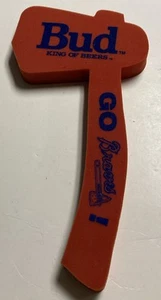 Atlanta Braves Budweiser Bud King Of Beers Vintage Tomahawk 20” Vintage - Picture 1 of 4