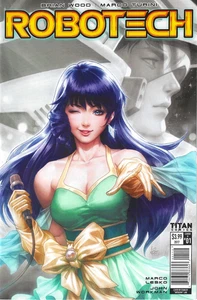 Robotech #1 cover A 2nd print Stanley 'Artgerm' Lau Titan Comics 2017 NM - Picture 1 of 1