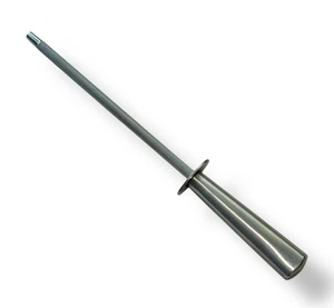 Afilador de cuchillos de varilla de acero con mango de metal - Imagen 1 de 3