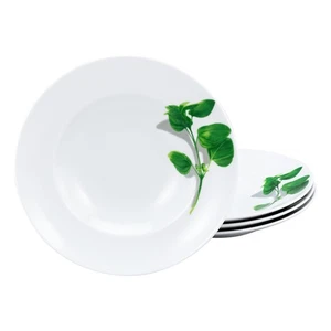 CreaTable 23436 Basilikum Pastateller mit Motiv, Ø 27 cm, weiß (4er Pack) - Bild 1 von 1