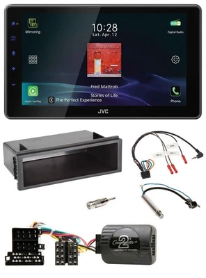 JVC DAB Lenkrad Bluetooth USB Autoradio für Seat Ibiza 2002-2008 Lenkradstg. - Bild 1 von 4