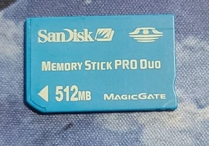 SanDisk Memory Stick Pro Magic Gate 512MB SDMSV-512 Camera Memory Card For Sony - Picture 1 of 2