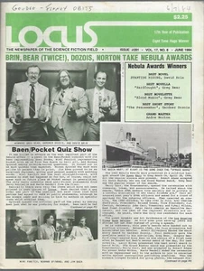 Locus Science Fiction Magazine June 1984 Fritz Lieber Nebula Awards - Bild 1 von 1