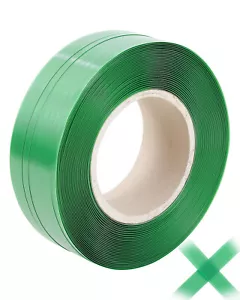 Rollos de bandas de correa de embalaje verde de alta resistencia 3800 pies resistencia a la corrosión - Imagen 1 de 7
