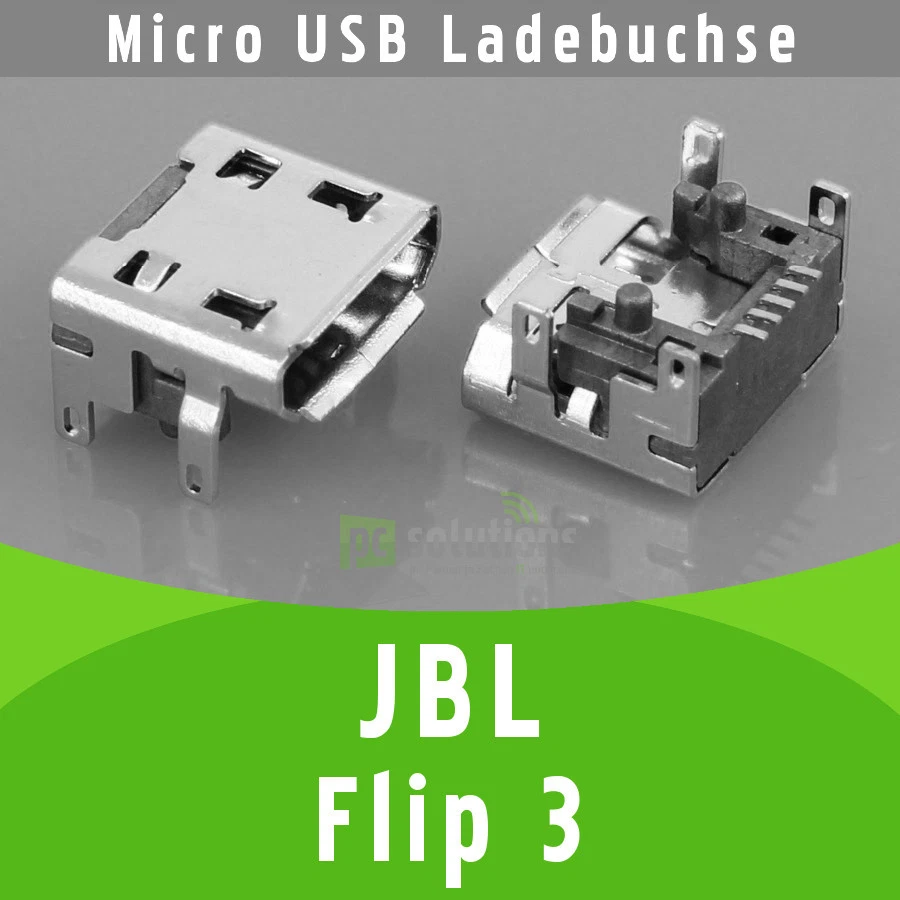 ✅ JBL Flip 3 Micro USB Ladebuchse Charging Port Connector Bluetooth Lautsprecher - Bild 1 von 1