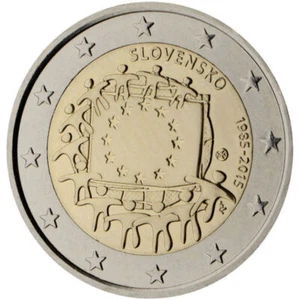 Slovenia 2015 - 2 Euro Comm - 30th Anniversary of the European Flag (UNC) - Picture 1 of 2