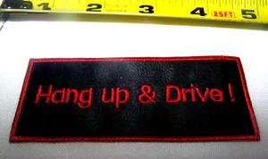 HARLEY RIDER HANG UP AND DRIVE HOG GILET GIACCA PATCH - Foto 1 di 2