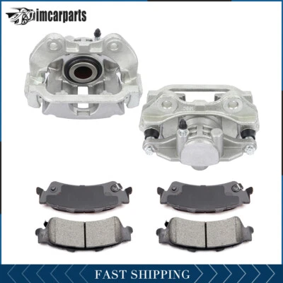 Pinzas de freno traseras y pastillas de cerámica para Chevrolet Silverado 1500 1999 2000-2003 Foto 1 de 4