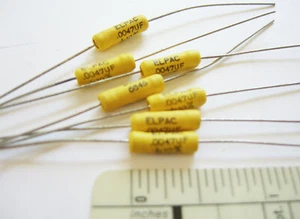 10 NOS Elpac Capacitors .0047 uf 200 v - Foto 1 di 1