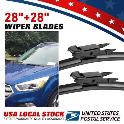 High Quality Front Windshield Wiper Blades Size 28" 28" For 2015-2021 Ford Edge - Imagem 1 de 4