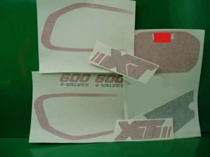 XT 600 2KF MOTORRAD WEISS SERIE AUFKLEBER SERIES STICKERS - Bild 1 von 2