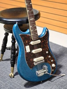 Guitarra Eléctrica Norma Blue Sparkle 1967 EG 470-4 De Colección Rara - Imagen 1 de 6