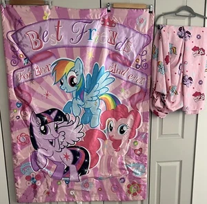 Set lenzuola e piumone in raso reversibile My Little Pony 2013 taglia BAMBINO - Foto 1 di 24