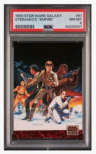 1993 Topps Star Wars Galaxy Series 1 #81 Steranko's Empire PSA 8 LOW POP - Picture 1 of 2