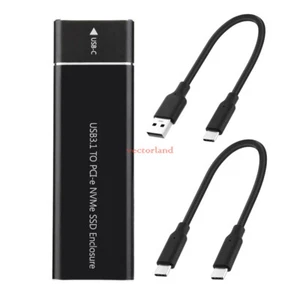 NGFF SSD Hard Disk Drive Case USB Type-C USB 3.1 NVME PCIE HDD Enclosure Box - Afbeelding 1 van 12