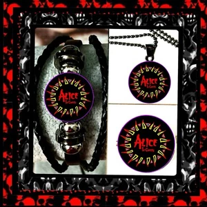 ALICE IN CHAINS SET OF THREE 🇺🇸 BRACELET ➕NECKLACE➕PIN - Picture 1 of 2