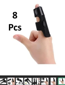 8 x Trigger Finger Splint Support Brace Pain Relief Fixing Adjustable Corrector - Picture 1 of 8