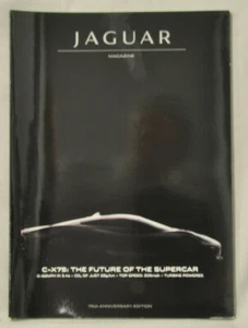 Jaguar Magazine 75th anniversary featuring C-X75 Issue 2, 2010 - Picture 1 of 1