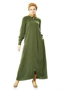 Ferace Hijab Kleid Abaya Rollkragen V-676 - Bild 1 von 6