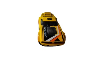 Yellow Hot Wheels Fast Fish Car With Orange Wheels - Picture 1 of 15