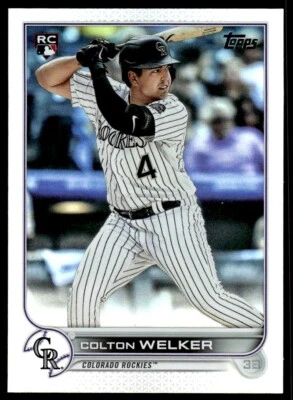 2021 TOPPS SILVER FOIL Colton Welker Asheville Tourists #188 R106 - Image 1 of 2