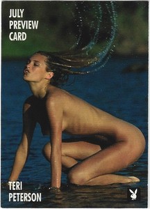 TCPl 61 Playboy July 1996 Sports Time Teri Peterson 6PR Promo Card